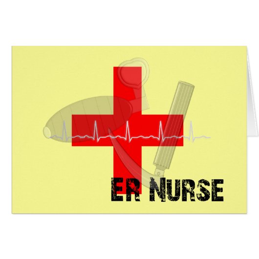 Unique ER Nurse Gifts Cards (Front Horizontal)