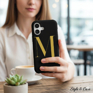 Unique Extra Large Monogram Print iPhone 17 Case