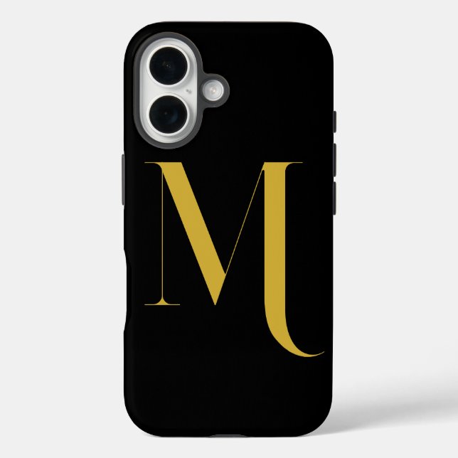 Unique Extra Large Monogram Print Case-Mate iPhone Case (Back)