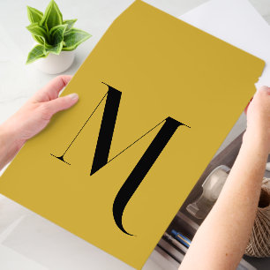 Unique Extra Large Monogram Print Metallic Gold Envelope Mailers