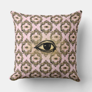 Unique Eye within Frame Throw Pillow