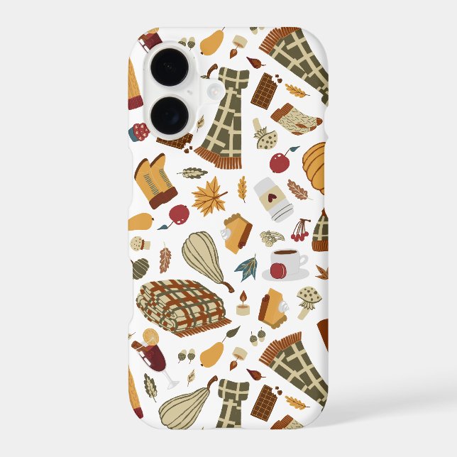 Unique Fall Leaves Harvest Autumn Pumpkins Samsung Galaxy Case (Back)