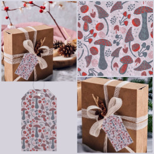 Unique Fall Pattern Style Gift Tags