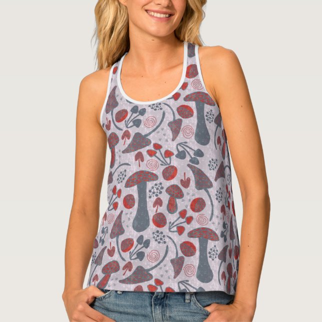Unique Fall Pattern Style Tank Top (Front)