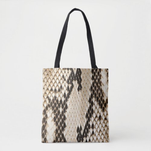 Unique Fashion Snakeskin Tote Bag