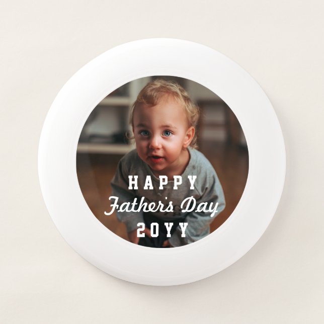 Unique Father's Day Gifts Custom Photo Wham-O Frisbee (Front)