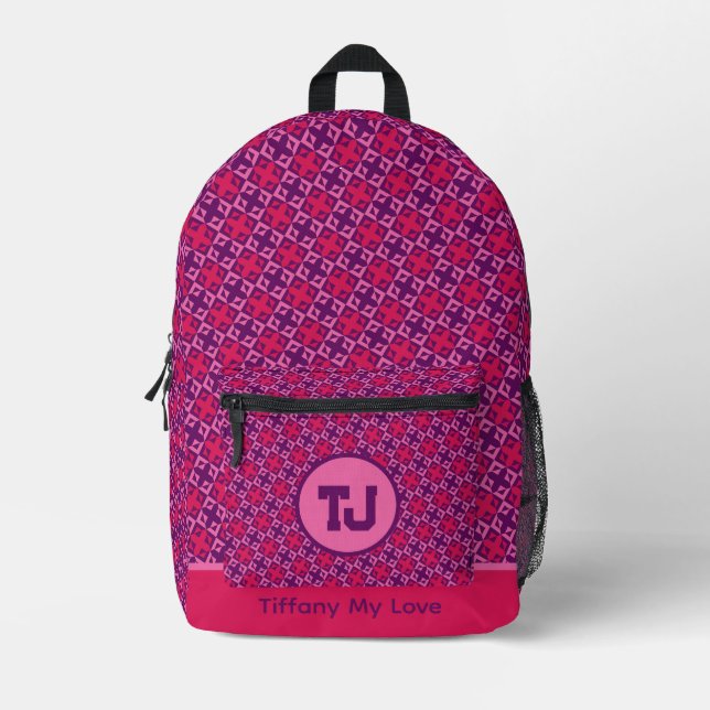 Unique Favor Gift Elementary Student Teacher Backp Printed Backpack (Front)