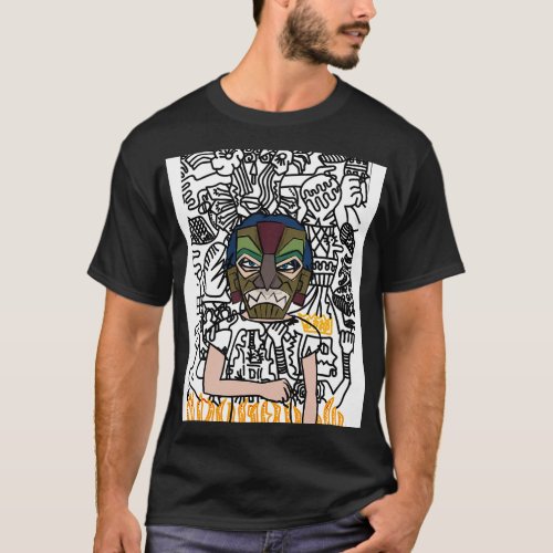 Unique FemaleMask NFT with HawaiianEye Color T_Shirt