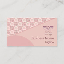 Unique Feminine Geometric Pattern QR Code Logo