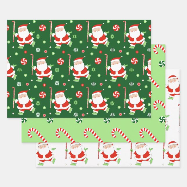 Unique Field Hockey Holiday Gift Wrapping Paper Sheets (Set)