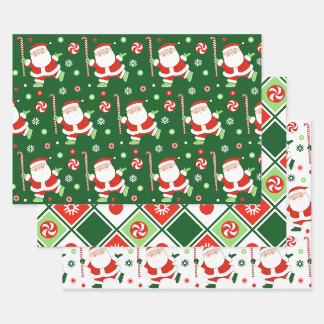 Unique Field Hockey Holiday Gift Wrapping Paper Sheets (Set)