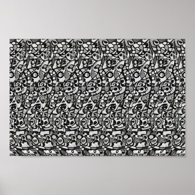 Unique Figure - Hidden 3D print (Front)