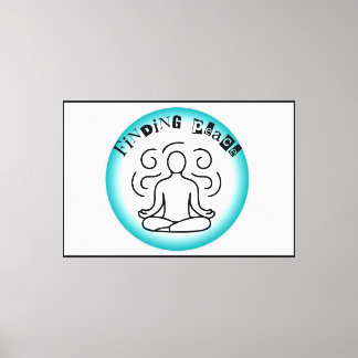 Unique Finding Peace Art Designs - Happy Shopping Canvas Print