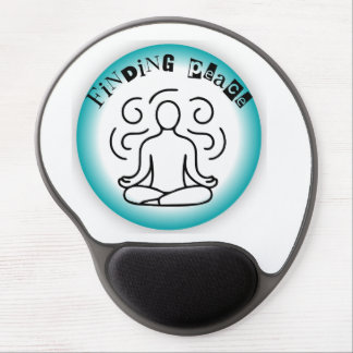 Unique Finding Peace Art Designs - Happy Shopping Gel Mouse Pad