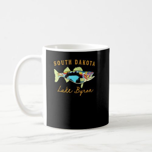 Unique Fisherman South Dakota Byron Lake Walleye F Coffee Mug