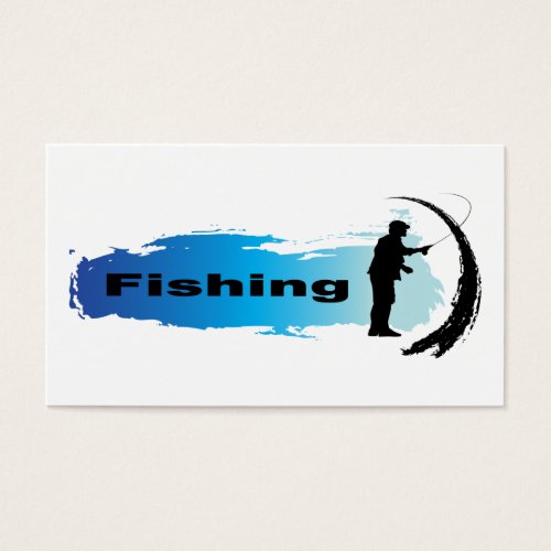 Unique Fishing Business Card