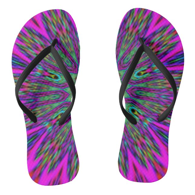 unique  flip flops (Footbed)