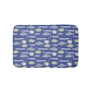 Unique Floral Pattern Bath Mat