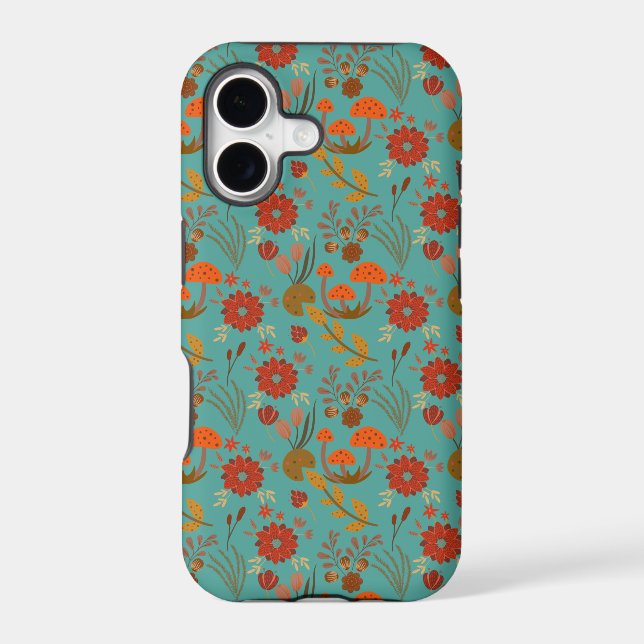 Unique Floral Pattern Iphone Case (Back)