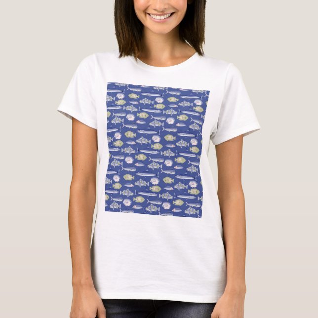 Unique Floral Pattern T-Shirt (Front)