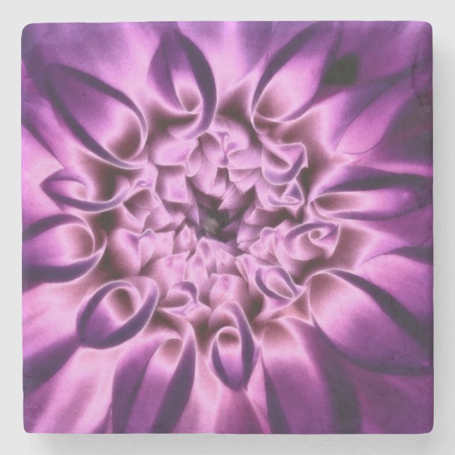 Unique Flower Coaster in Purple (Front)