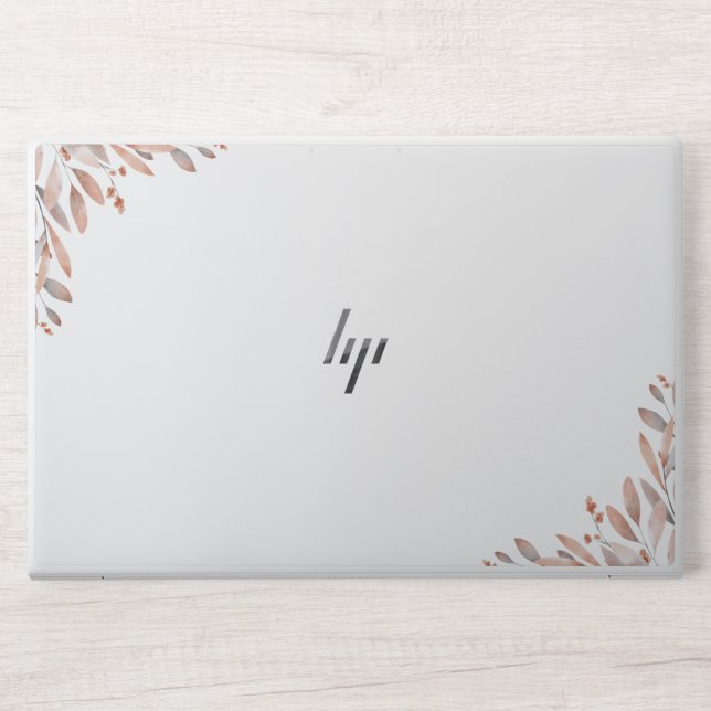Unique Flower Design  HP Laptop Skin (Front)