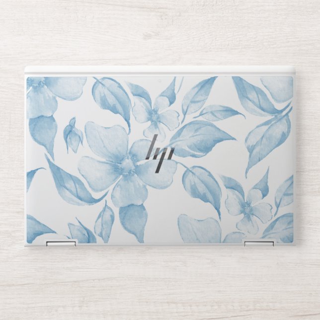 Unique Flower Design HP Laptop Skin (Front)