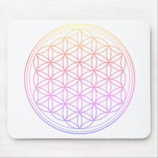UNIQUE FLOWER OF LIFE MOUSE PADS 