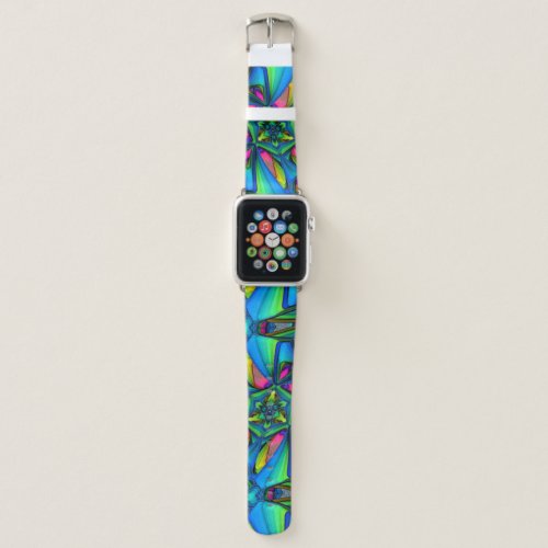 Unique Flower Pattern Apple Watch Band