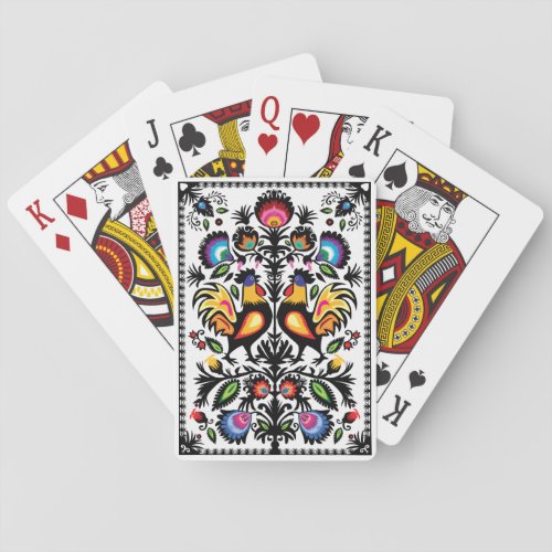 Unique folklore composition poker cards