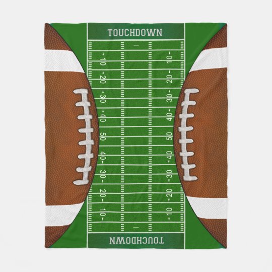 Unique Football Field Football Blanket | Zazzle.com