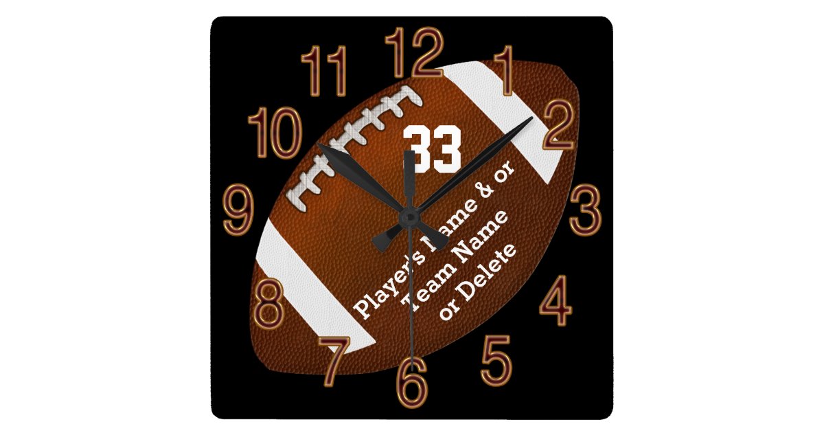Unique Football Senior Night Gifts, TEXT, COLORS Square ...