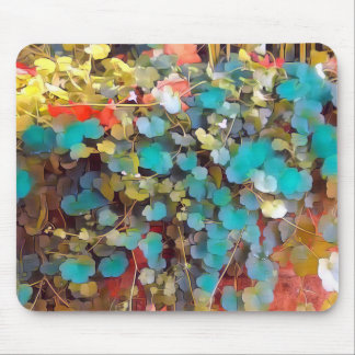 Unique forest floor colors mouse pad