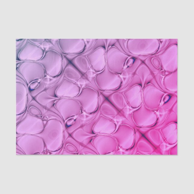 Unique Fractal Art A Pleasant Walk Tissue Paper (Front)