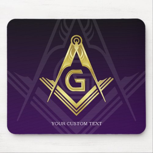 Unique Freemason Gift Ideas  Personalized Masonic Mouse Pad