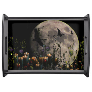 Unique Full Moon Serving Tray