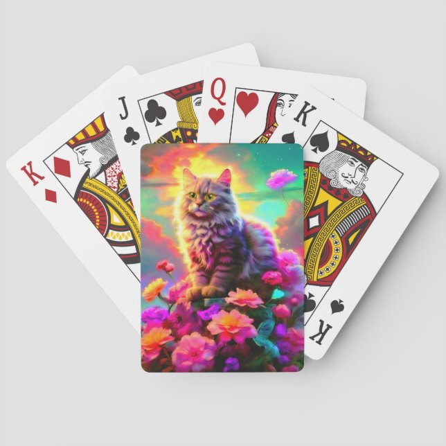Unique & Fun Card Deck for Cat Lovers (Back)