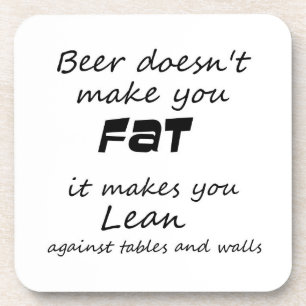 Unique funny beer quotes joke humor gift coasters