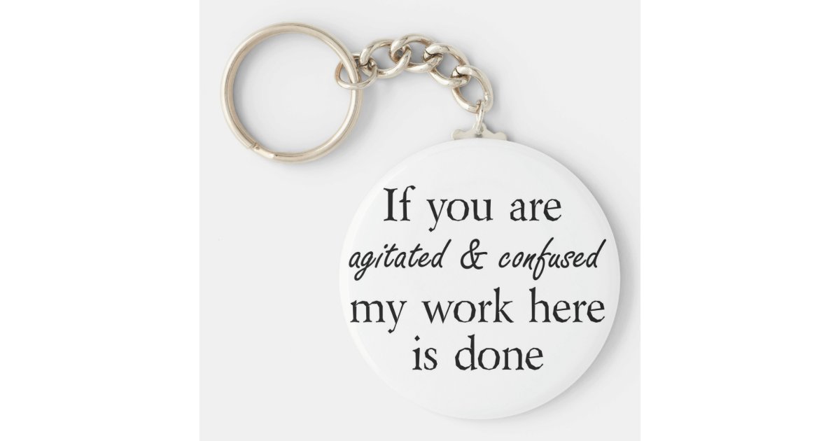 Unique funny birthday gifts jokes quotes humor keychain | Zazzle.com