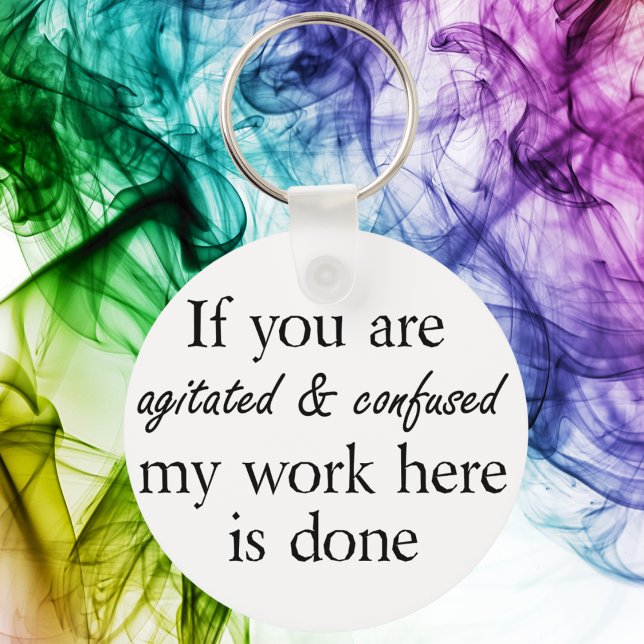 Unique funny birthday gifts jokes quotes humor keychain (Creator Uploaded)