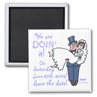Unique Funny Save The Date Magnet magnet