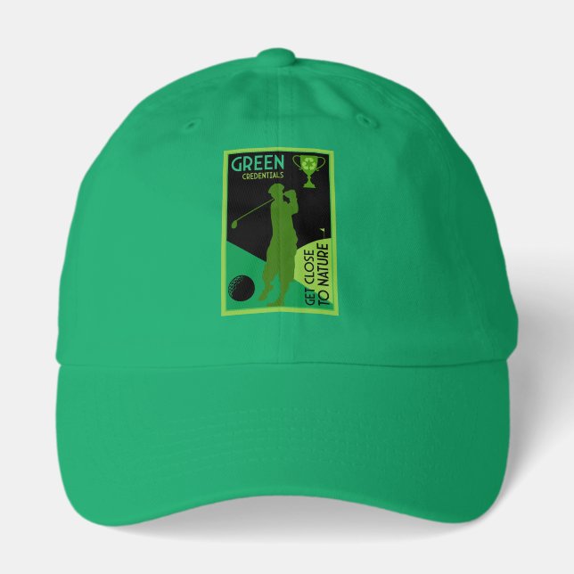Unique Funny Vintage Golf Gift Hat (Front)