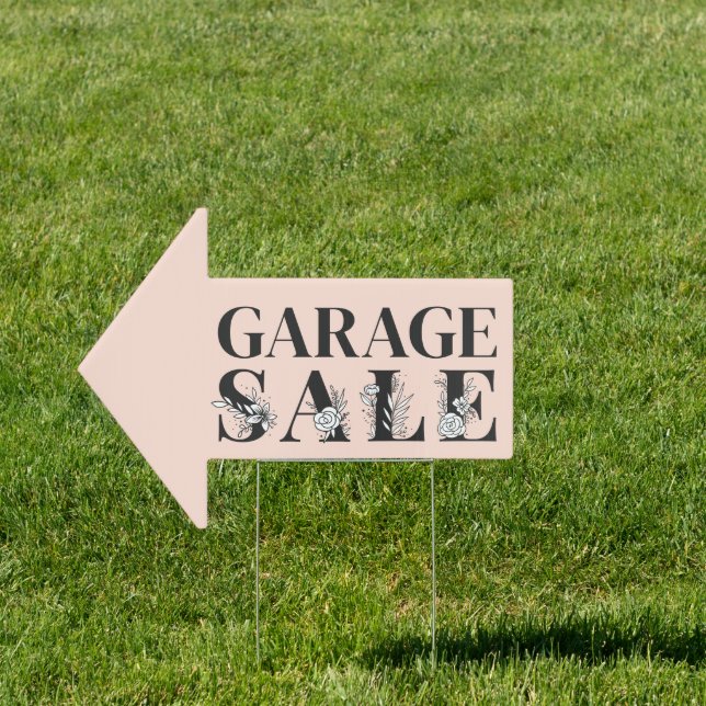 Unique Garage Sale Sign (Insitu)