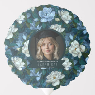 Unique Gardenias Wildflower Graduation Keepsake Balloon