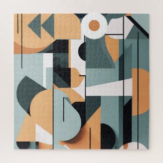 Unique Geometric Artwork Aesthetic Color