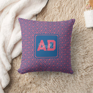 Unique Geometric Pillow As Wedding Thank You