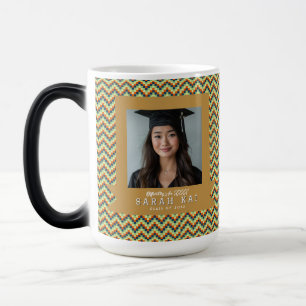 Unique Geometric Print Husband Graduation Gift Color Morph Mug