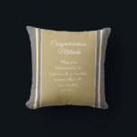 Unique gift! Custom Retirement Throw Pillow<br><div class="desc">Keepsake Gift for the retiree</div>