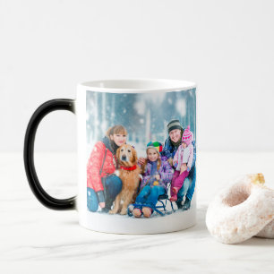Unique gift fill with hot water to reveal image color morph mug