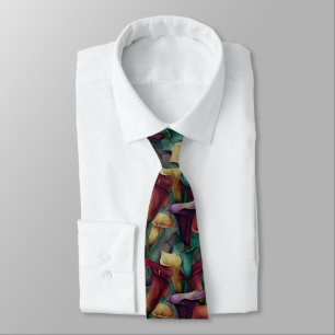 Unique Gift  For Boyfriend Calla Lilies Flower Neck Tie